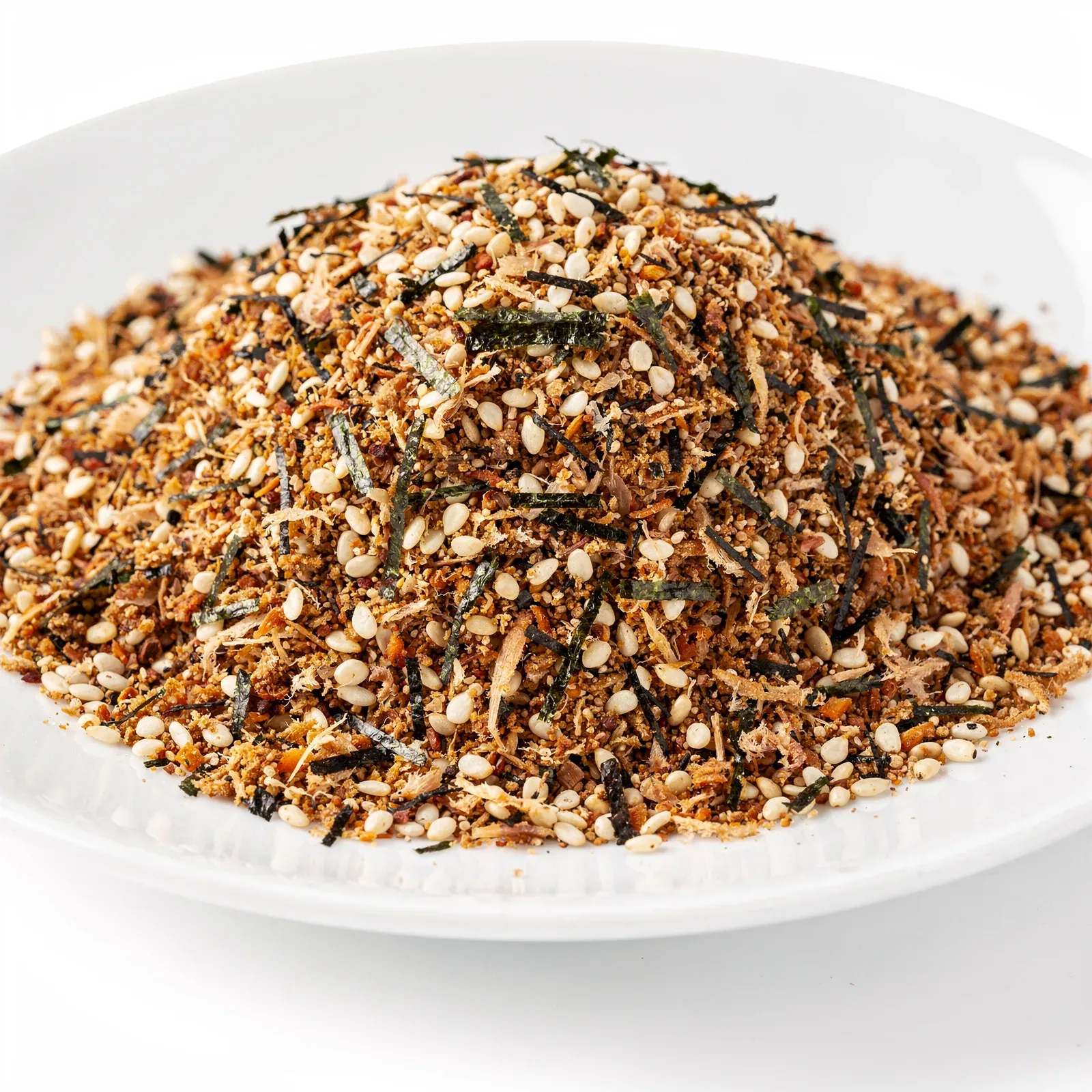 Katsuo-furikake med torkade bonitoflingor